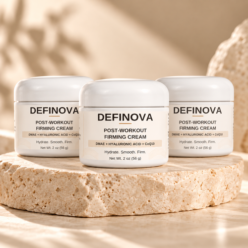 DEFINOVA 3-Jar Best Value routine on warm stone
